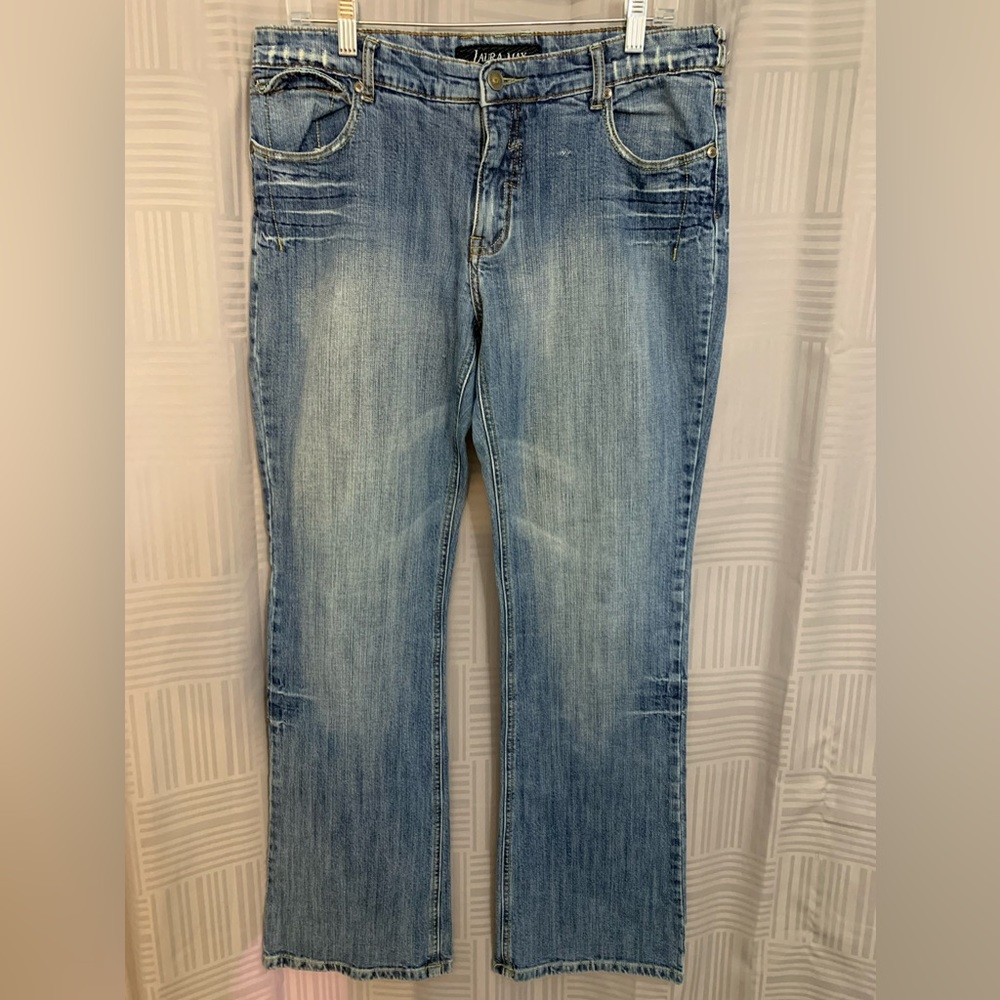 Lara Max Woman’s Jeans 2 % Spandex 98% Cotton Size 12